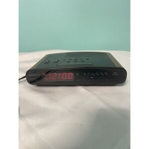 Sony‎ ICF-C420 Dream Machine Clock Radio Woodgrain AM/FM Dual Alarm Corded
